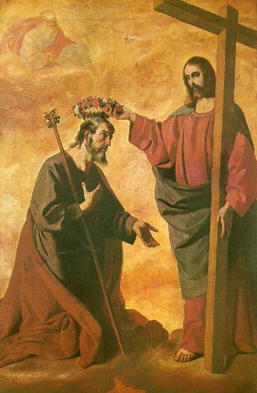 Francisco de Zurbaran the coronation of st.joseph oil painting image